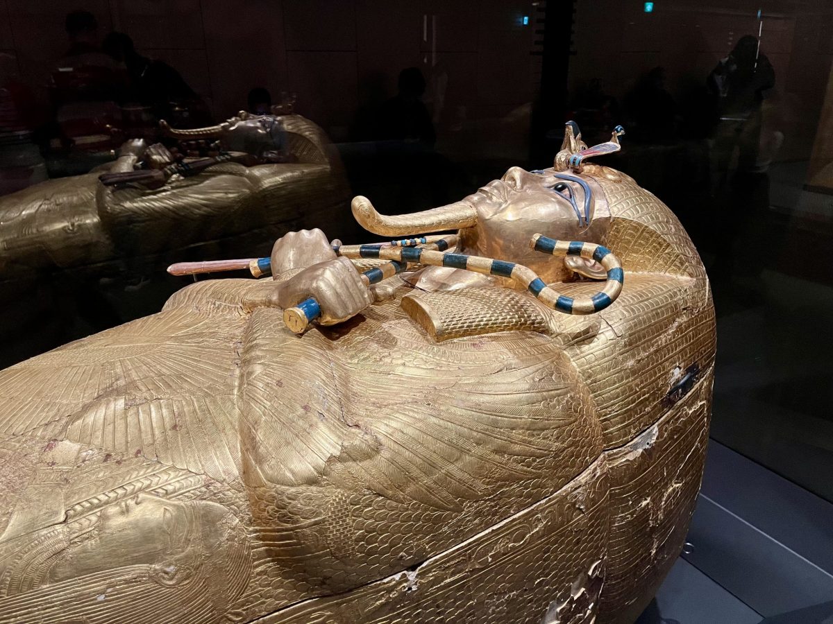sarcophage en or de Toutankhamon, Grand Musée égyptien du Caire