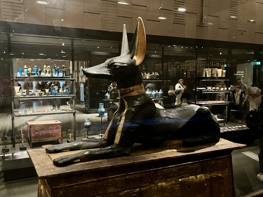 Dieu chien Anubis, Grand Musée Egyptien du Caire