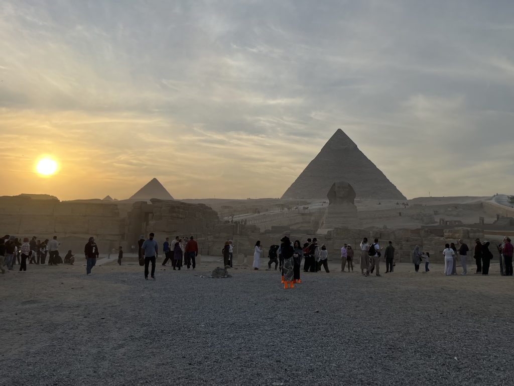 Sphinx et pyramides