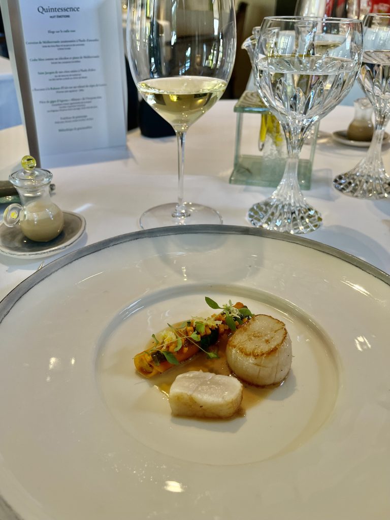 Saint Jacques de nos côtes saisies à l'huile d'olive